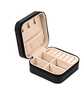 Black Travel Jewelry Organizer